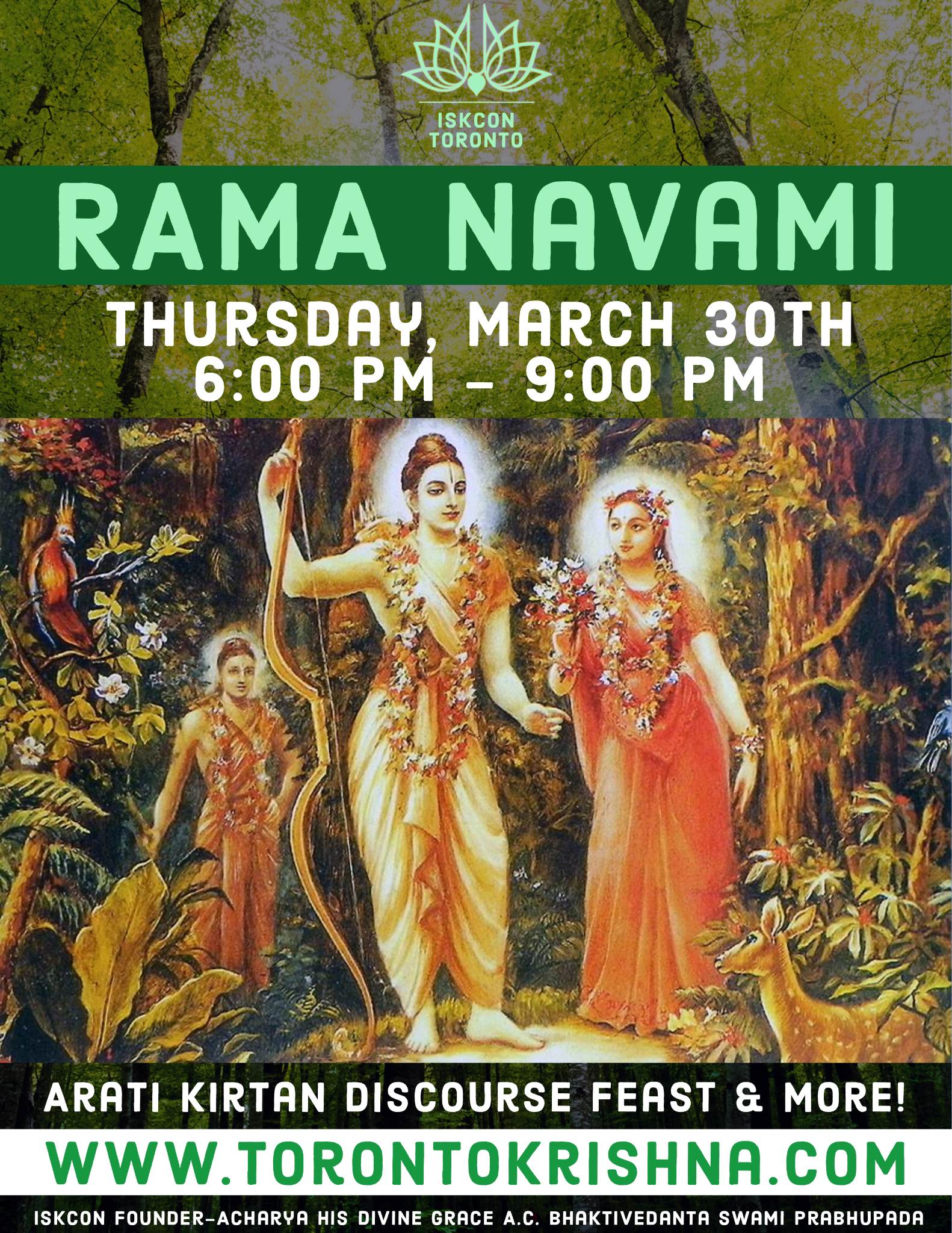 Rama Navami Celebrations ISKCON Toronto